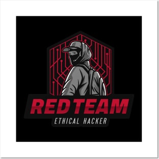 Red Team | Hacker Design Posters and Art